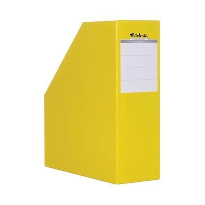 Iratpapucs karton 90 mm Victoria Office sárga