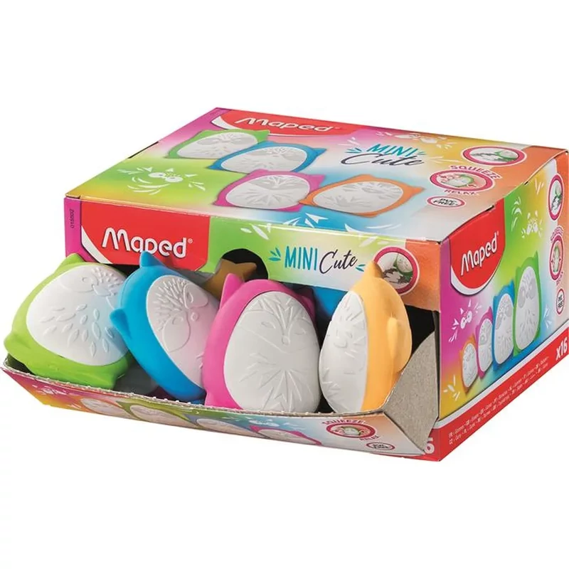 Radír stresszoldó állatmintás Maped Mini Cute