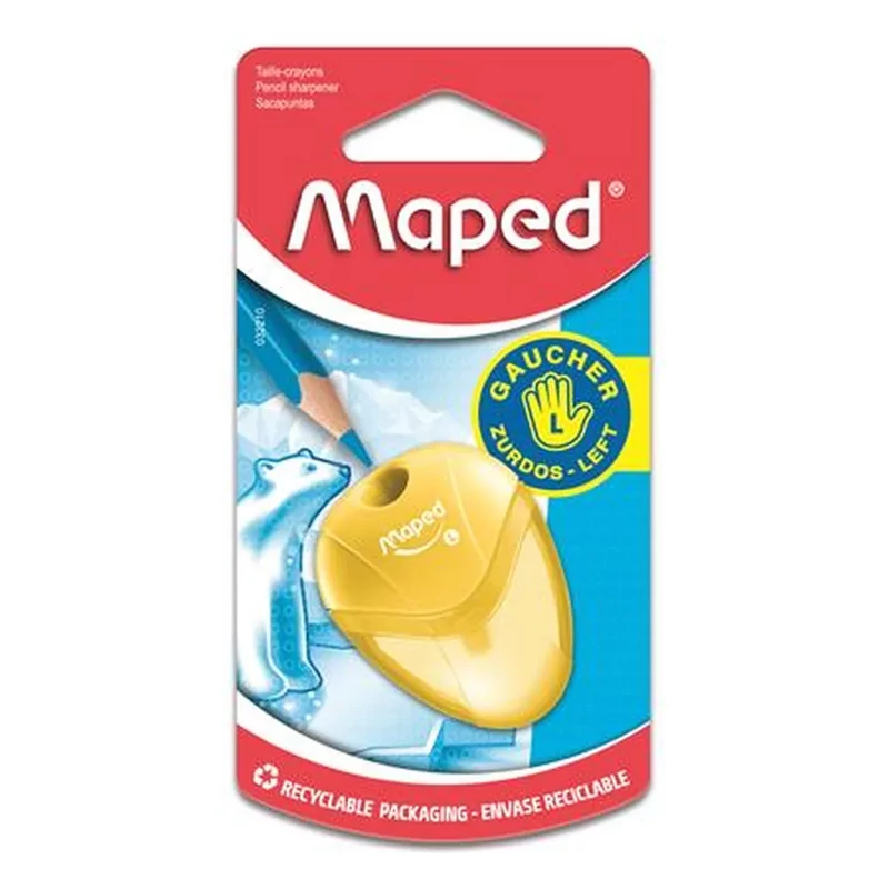 Maped hegyező, egylyukú, tartályos, balkezes, I-Gloo, vegyes színek
