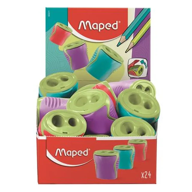 Hegyező kétlyukú tartályos Maped Boogy több szín 1 db