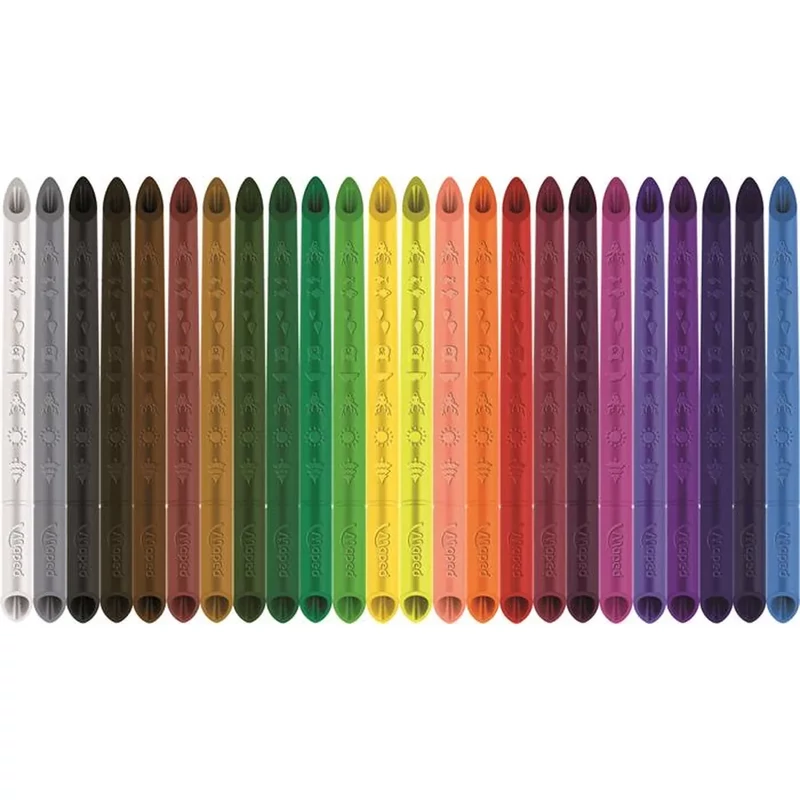 Színes ceruza készlet különleges az egész ceruza felhasználható Maped Color Peps Infinity 24 db háromszögletű