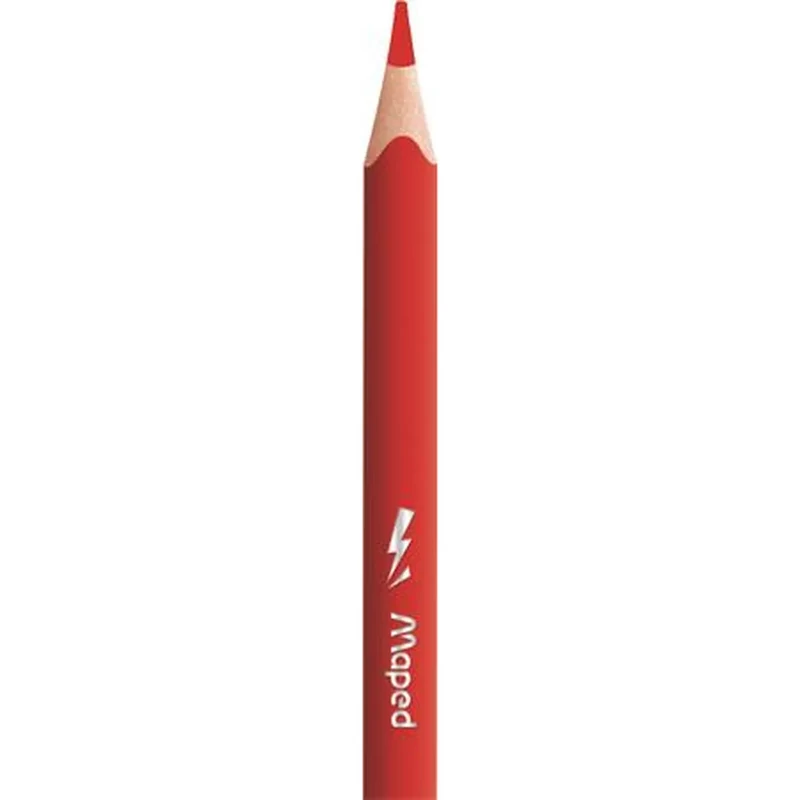 Színes ceruza készlet, háromszögletű, MAPED "Mini Color`Peps Strong", 12 különböző szín