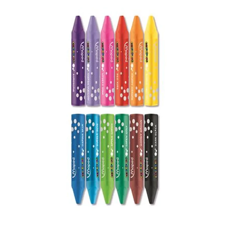 Olajpasztell kréta, MAPED "Color`Peps", 12 különböző szín