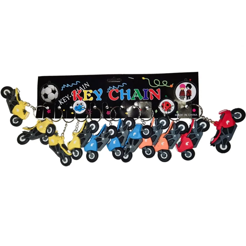 Kulcstartó motor figurák gumiból 1 db 063117
