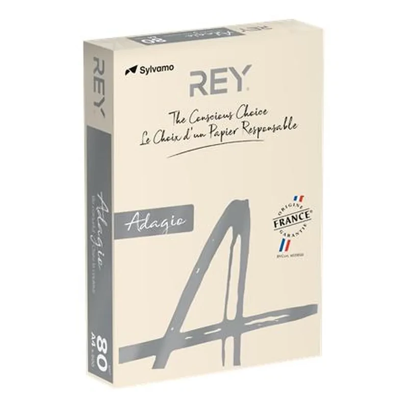 Másolópapír színes A4 80 g REY Adagio pasztell csontszín