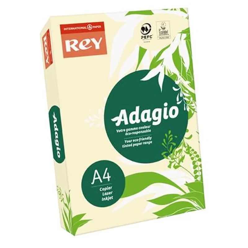 Másolópapír színes A4 80 g REY Adagio pasztell csontszín