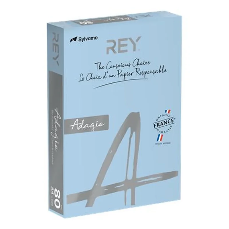 Másolópapír színes A4 80 g REY Adagio pasztell kék