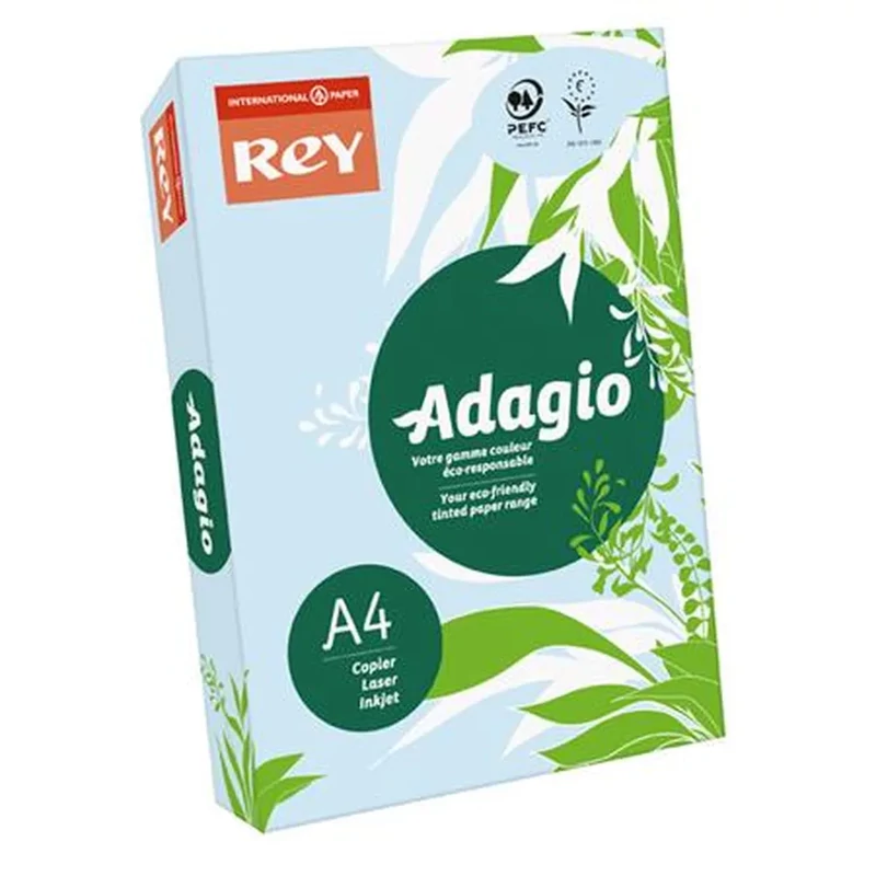 Másolópapír színes A4 80 g REY Adagio pasztell kék