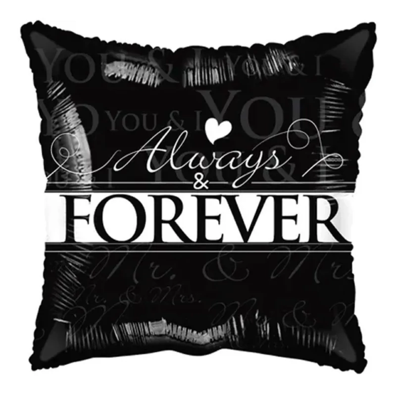 Always and forever párna alakú fólia lufi 43 cm