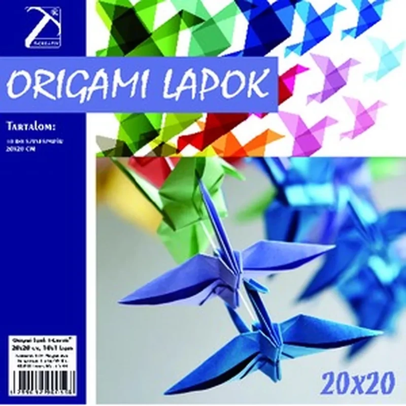 Origami lap T-Creativ 20x20 cm 10 lapos