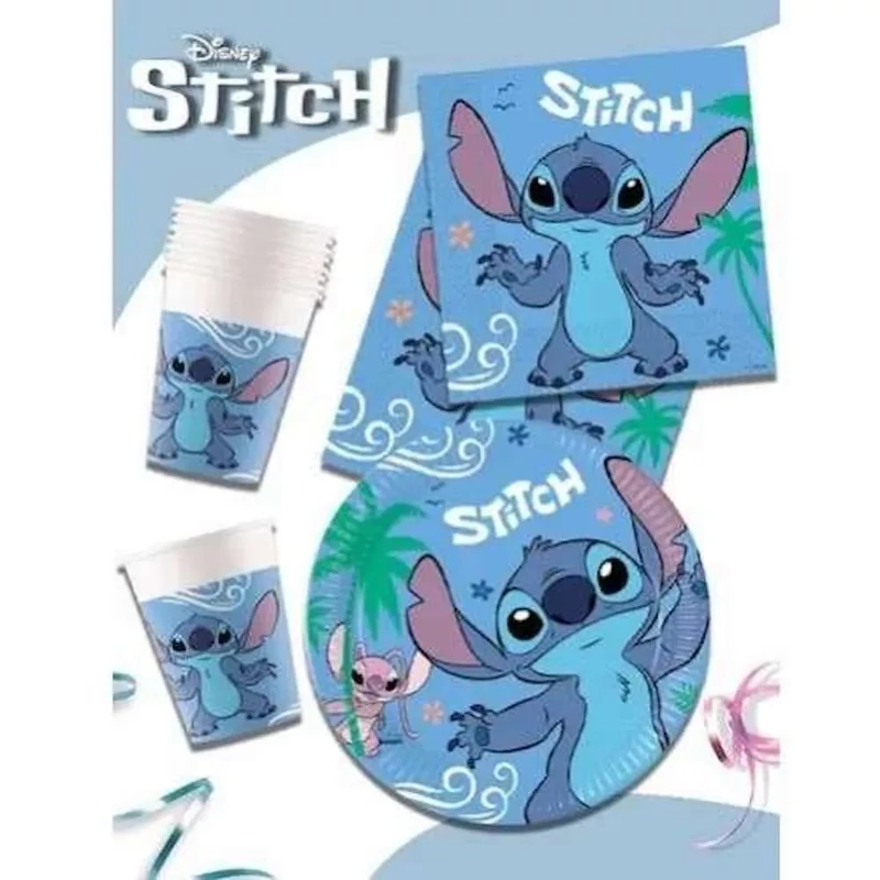 Papírtányér Disney Stitch 23 cm 8 db/csomag