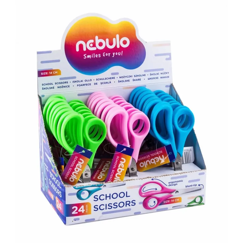 Nebulo Olló kerekített heggyel, ergonomikus, iskolai