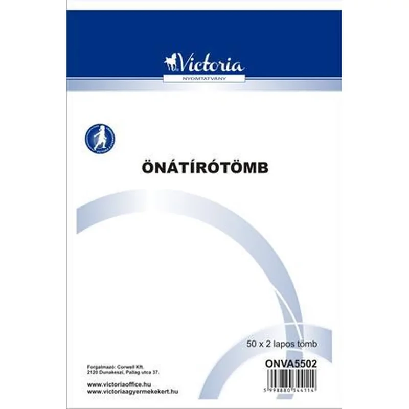 Önátírótömb A5 50x2 lap Victoria Paper