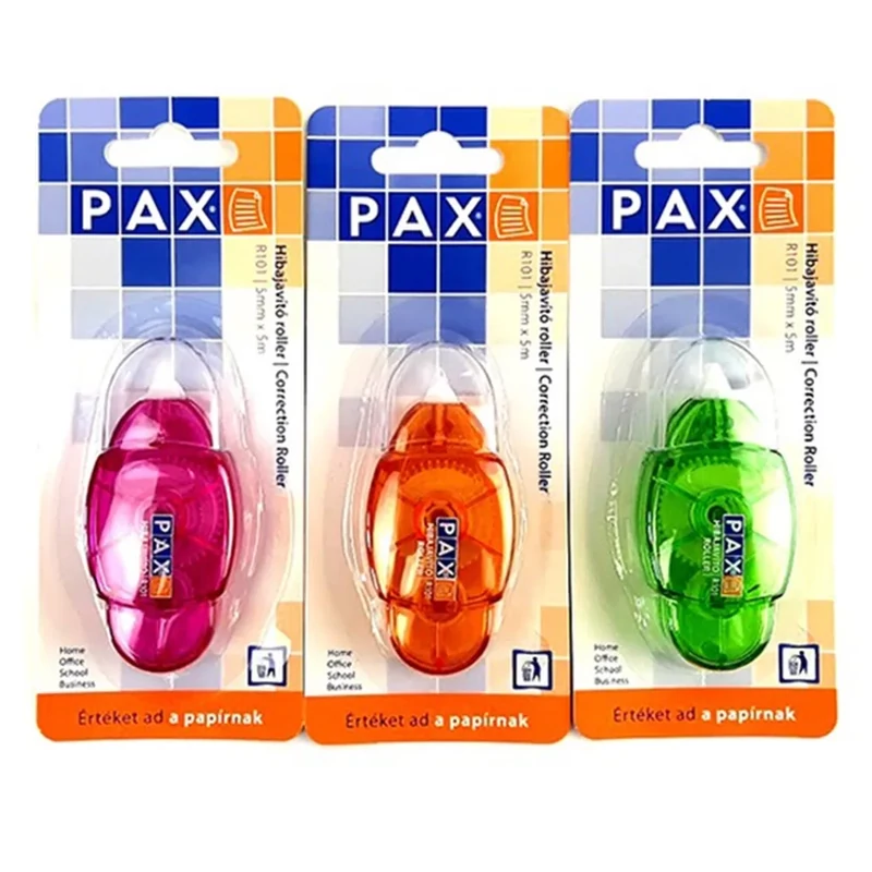 Hibajavító roller PAX Color R101 többféle színben 5mmx5m