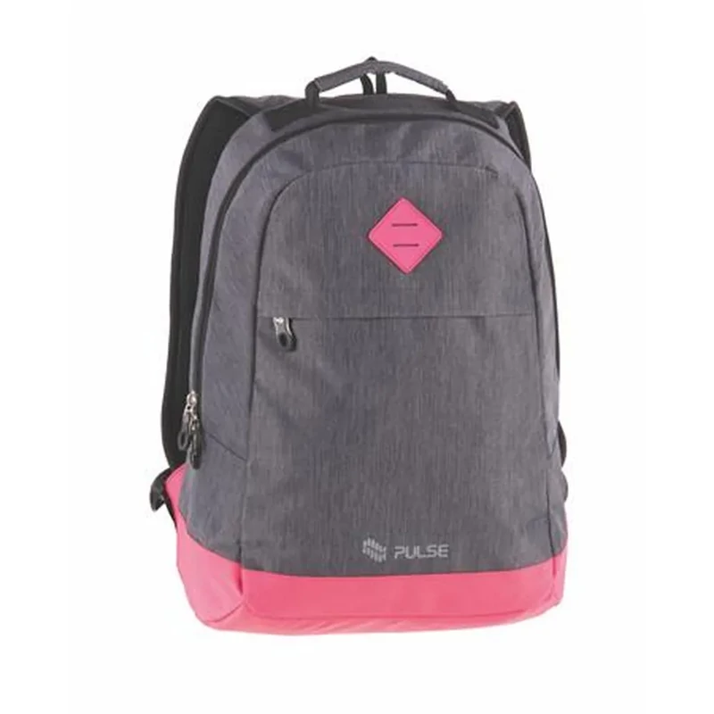 Hátizsák notebook tartóval Pulse Bicolor szürke-pink