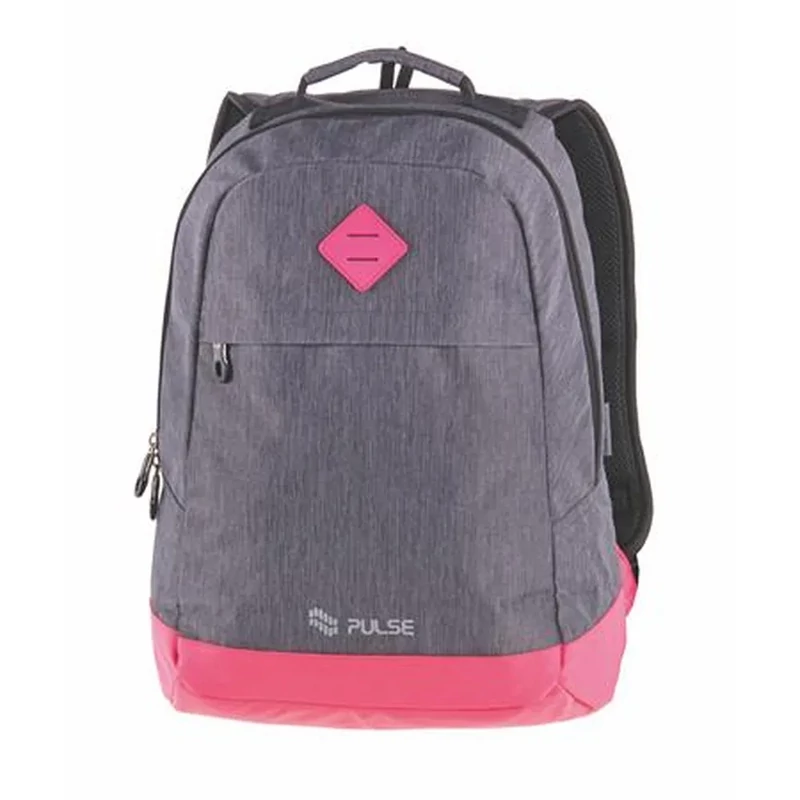 Hátizsák notebook tartóval Pulse Bicolor szürke-pink