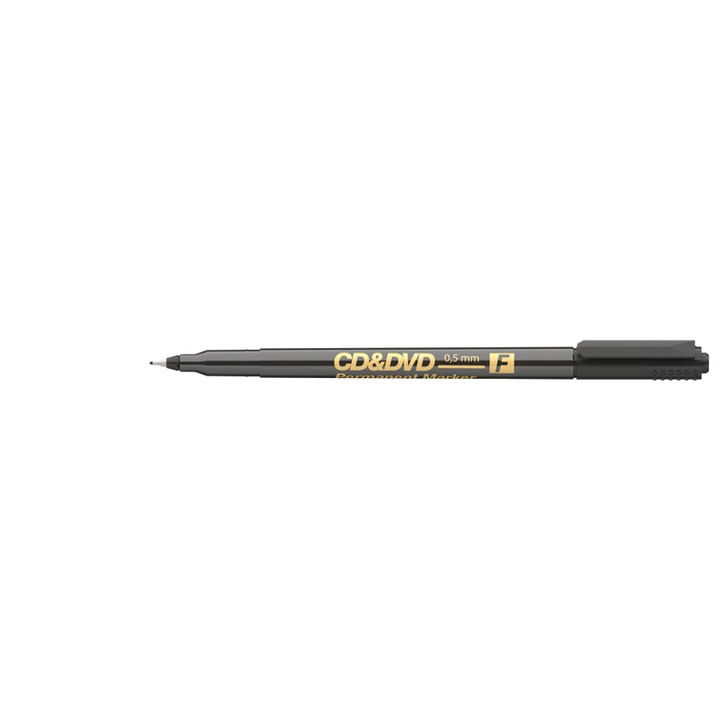 Alkoholos marker 0,5mm, CD/DVD F Ico, fekete