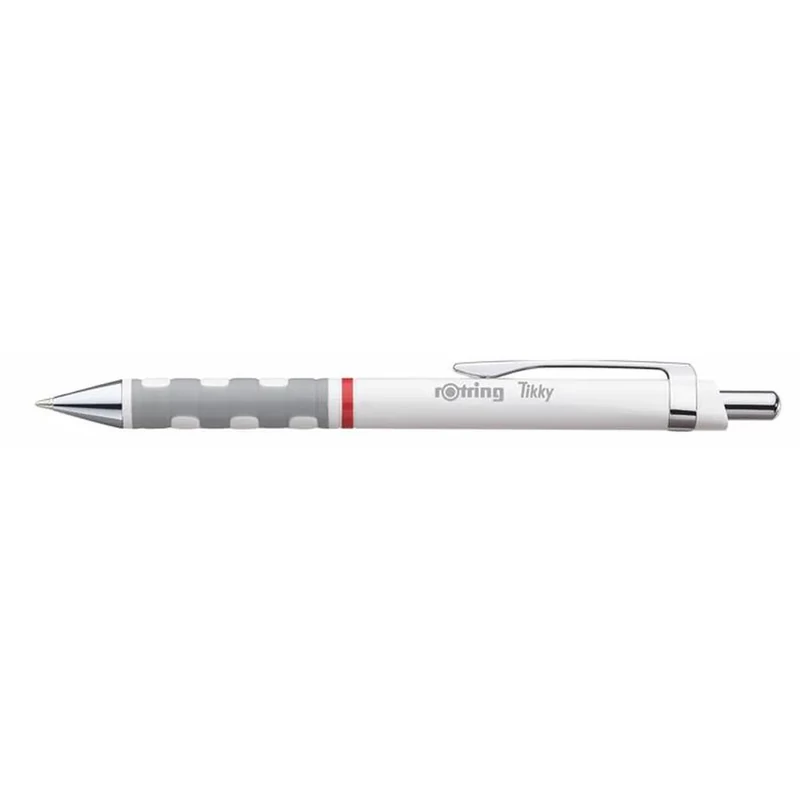 Golyóstoll fehér test 0,8 mm Rotring Tikky III, írásszín kék
