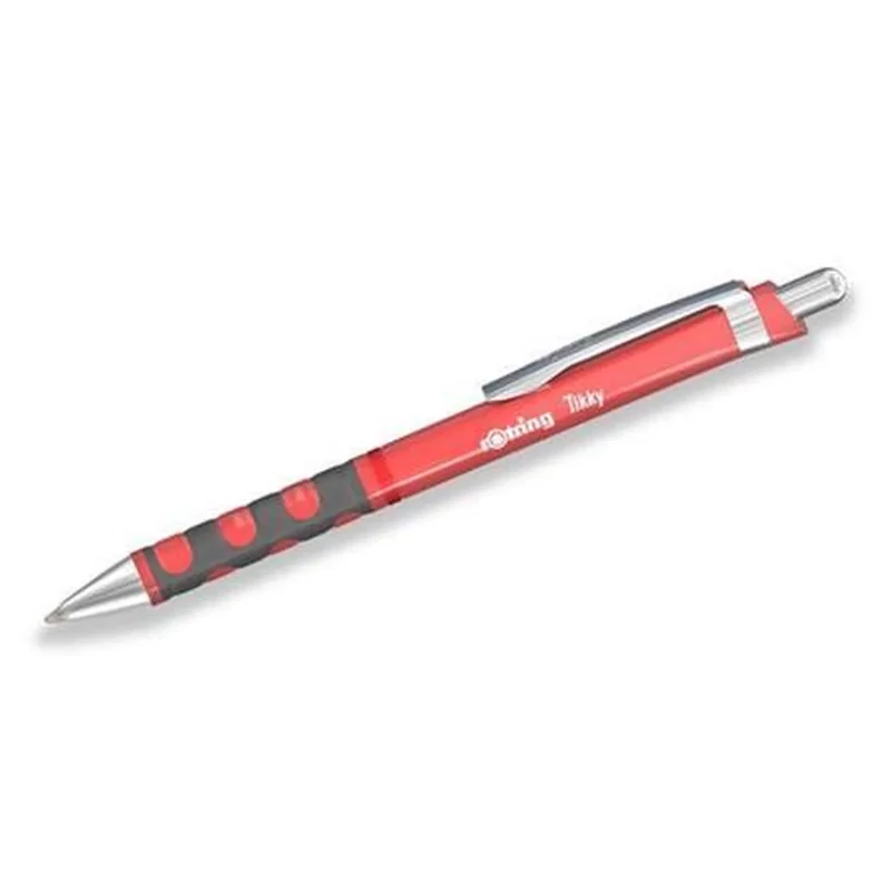 Golyóstoll tearózsa test, Rotring Tikky III, írásszín kék