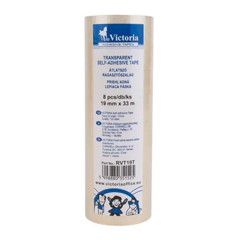 Ragasztószalag széles 19mmx33m 8 db/csomag