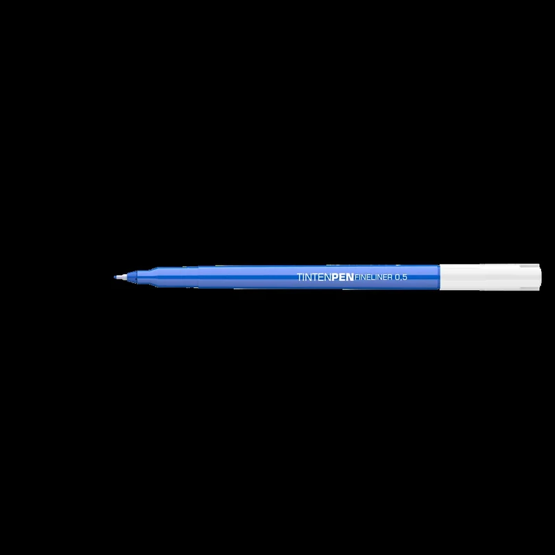 Rostirón, tűfilc vízbázisú, 0,5mm, kerek test, Tinten Pen Ico kék