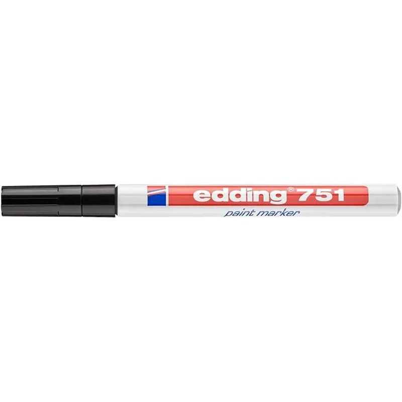 Lakkmarker 1-2mm, kerek Edding 751 fekete