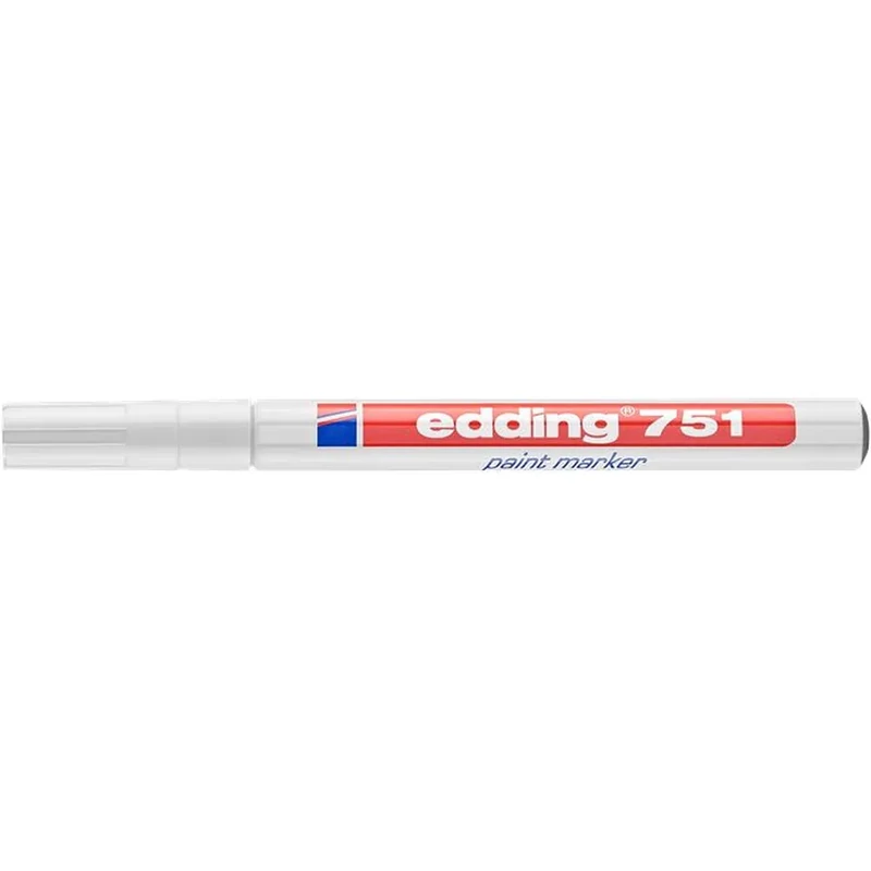 Lakkmarker 1-2mm, kerek Edding 751 fehér