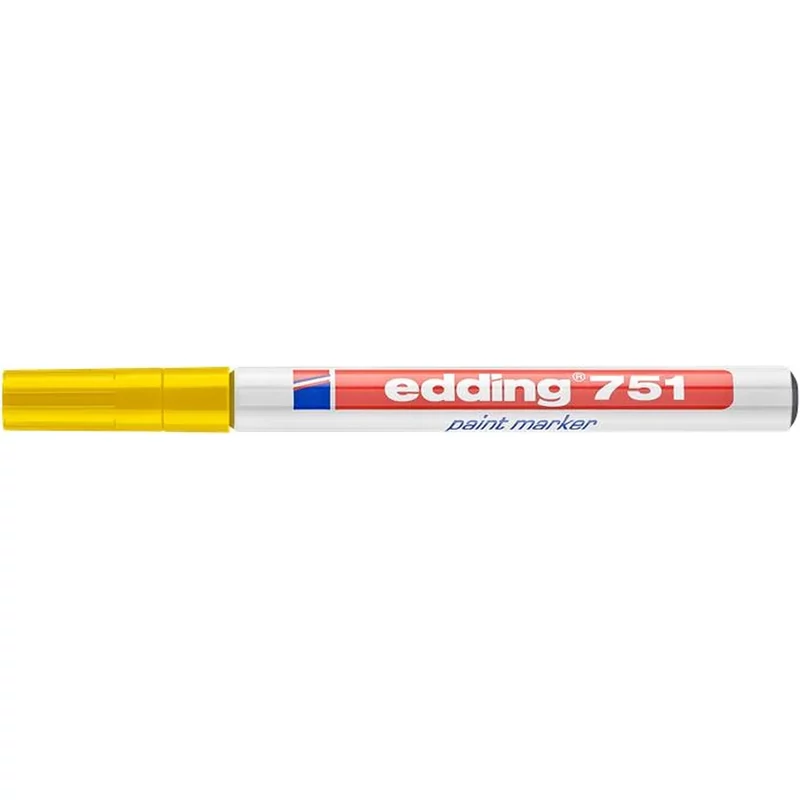 Lakkmarker 1-2mm, kerek Edding 751 sárga