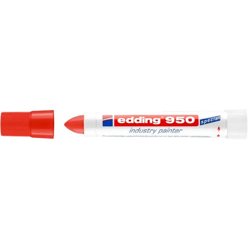 Alkoholos jelölő marker 10mm, kúpos Edding 950 piros
