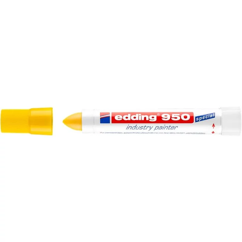 Alkoholos jelölő marker 10mm, kúpos Edding 950 sárga