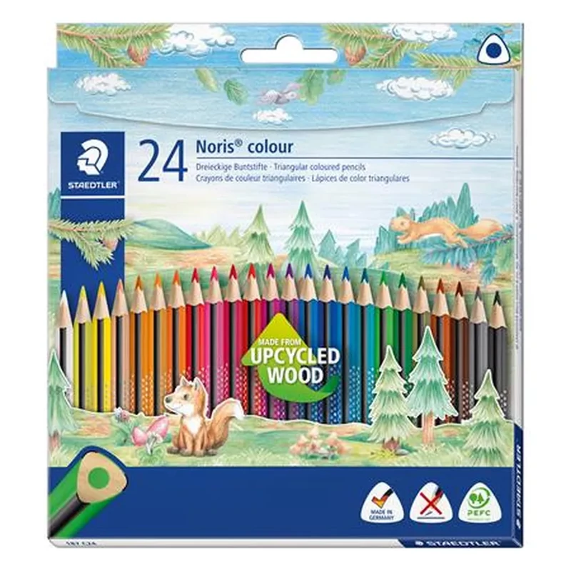 Színes ceruza készlet 24 szín STAEDTLER Noris Colour 187