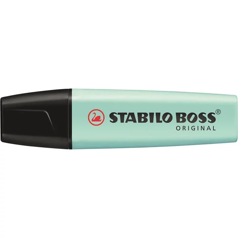 Szövegkiemelő 2-5mm, vágott hegyű, STABILO Boss original Pastel türkiz