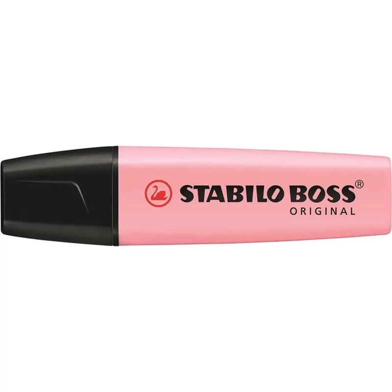 Szövegkiemelő 2-5mm, vágott hegyű, STABILO Boss original Pastel pink