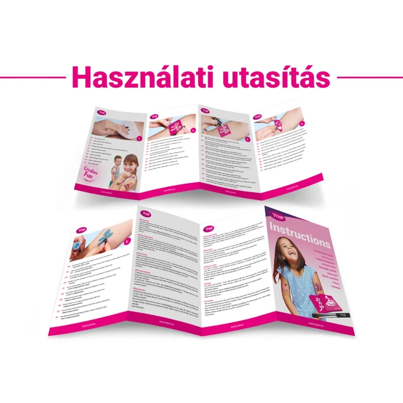 Tytoo szülinapi csillámtetoválás szett