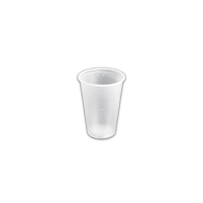 2 deciliteres víztiszta pohár