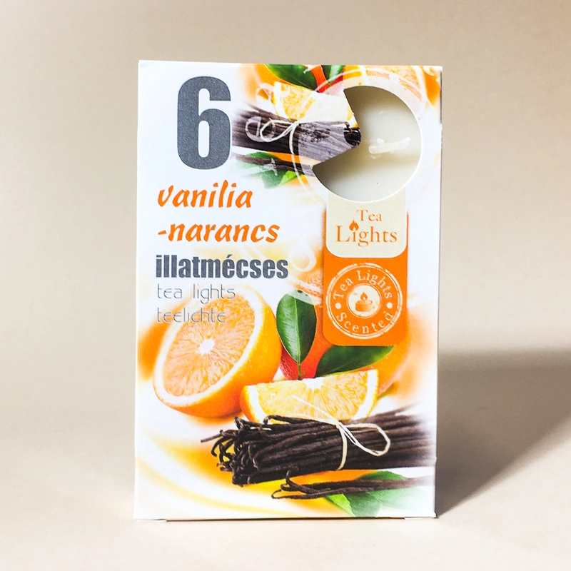Illatmécses vanília-narancs 6 db-os
