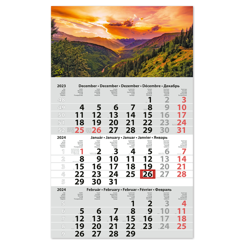 Dayliner speditőr naptár Hangulat 2024