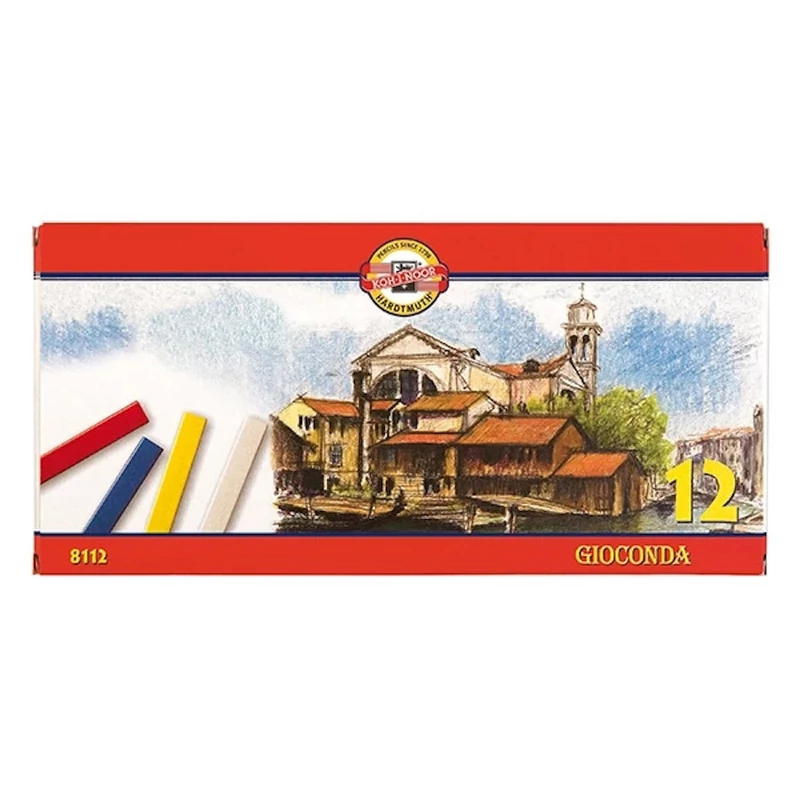Zsírkréta olajkréta 12 db-os készlet KOH-I-NOOR GioConda 8112/6