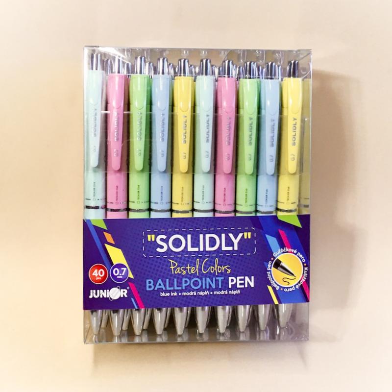 Golyóstoll Solidly Pastel 0,7mm