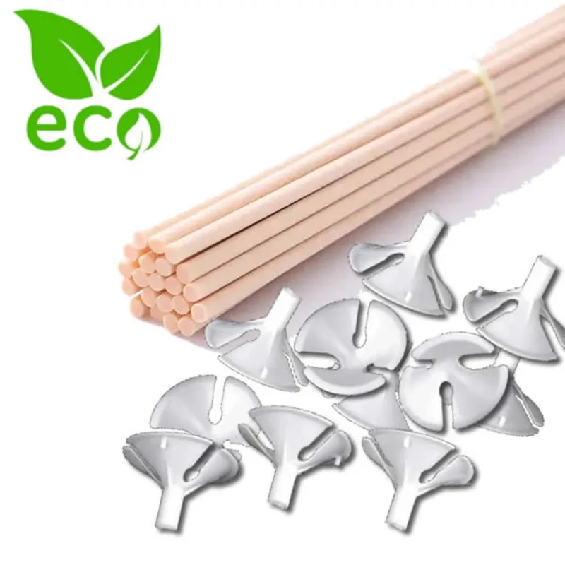 ECO lufi pálca + csésze, műanyagmentes, bambusz 40 cm